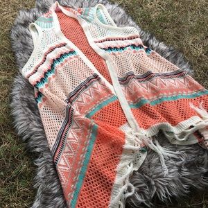 Native Aztec-ish Wrap Shrug